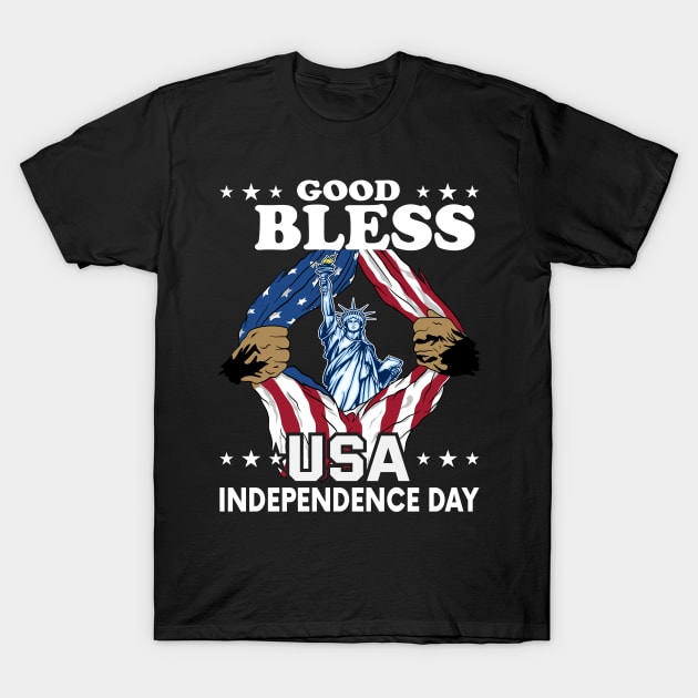 good bless American T-Shirt by Printashopus